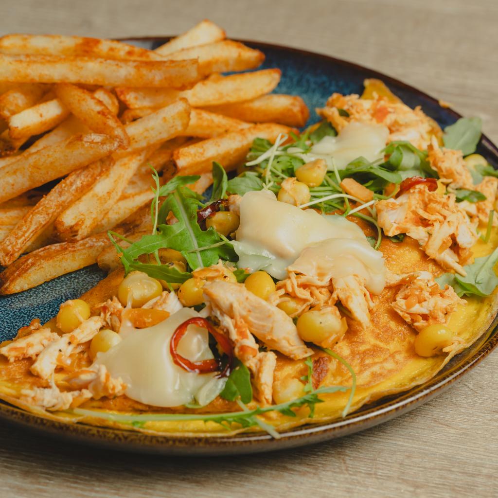 OMELETTE CORNCHIKEN _2