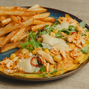 OMELETTE CORNCHIKEN _2